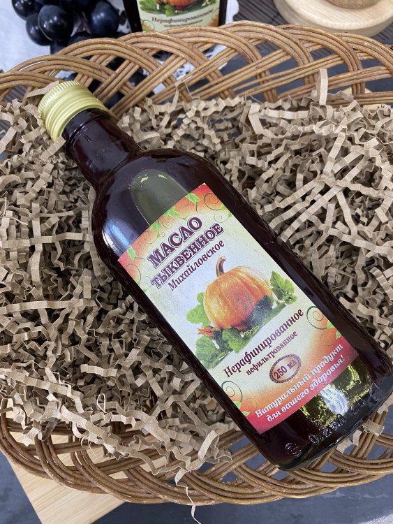 Масло тыквенное нераф 0,25л (г.Михайловка) 