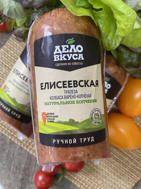 Колбаса "Елисеевская трапеза" ТМ "Дело вкуса"(Брянск)